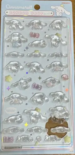 シナモンロール ボンボンドロップ風 立体シール sanrio サンリオ