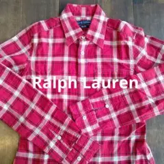✨美品✨ラルフローレン チェックシャツ赤