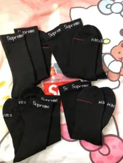 Supreme Hanes ソックス 靴下　4足(8枚)　新品
