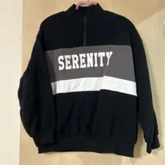 ハーフジップトレーナー