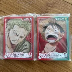 ロロノア・ゾロ & モンキー・D・ルフィ カードアクリルセット 一番くじ