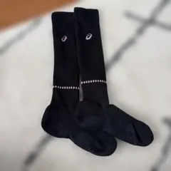 バレーボール　黒ソックス　アシックス