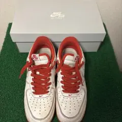 NIKE AIR FORCE 1 ホワイト レッド スニーカー