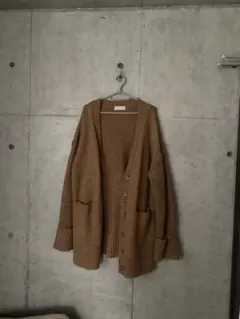 SELECT MOCA ブラウンニットカーディガン