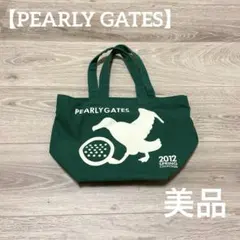 【美品✨】パーリーゲイツ　レディース　ゴルフウェア　ハンドバッグ　グリーンのサムネイル