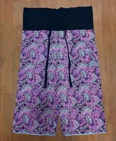 タイパンツ ワイドパンツ