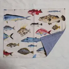 魚柄(生成)のランチョンマット