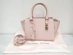 43/美品 Samantha Thavasa ショルダー付き ハンドバッグ