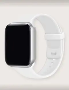 Apple Watch用ホワイトシリコンバンド