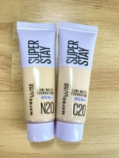 メイベリン SPステイ ルミマット リキッドファンデーション 10ml×2