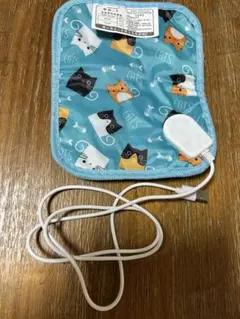 USB給電式 ペット用ホットカーペット 猫柄のサムネイル