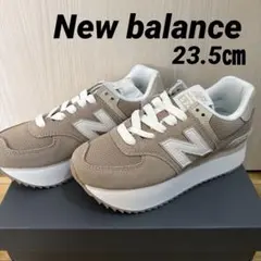 【Newbalance】厚底スニーカー　23.5㎝/1107