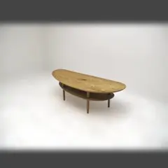 アートデザイン オーバルテーブル 象嵌 アールデコ ミッドセンチュリー