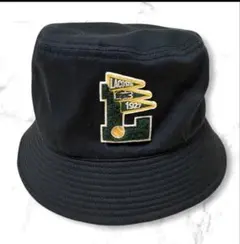 【美品】バケットハット LACOSTE 帽子 ツイル テニス 紺 ネイビー