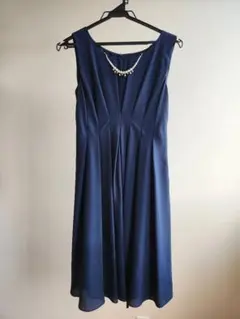 ネイビー ドレス 結婚式　フォーマル