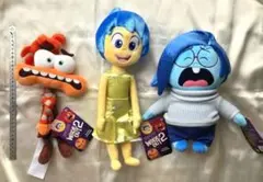 インサイドヘッド2 ぬいぐるみ 3体セット