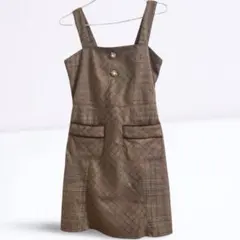 evelyn バックレースアップキャミワンピース