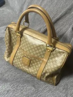 CELINE セリーヌ ハンドバッグ ミニボストン PVC ベージュ