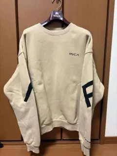 【美品】RVCA ルーカ　スウェット トレーナー ベージュ　M size