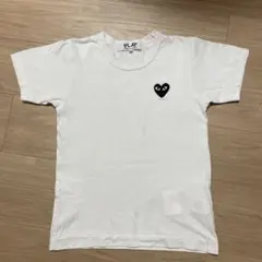PLAY COMME des GARÇONS XS ホワイト Tシャツ ハート