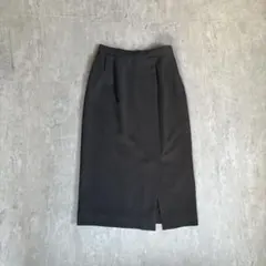 春夏スカート　タイト　スリット入り　ミディ丈　上品　オフィスカジュアル