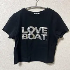 LOVE BOAT アベイルコラボ ショートTシャツ シルバーロゴ 平成 ラブボのサムネイル