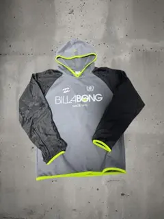 BILLABONG フード付きパーカー Mサイズ グレー