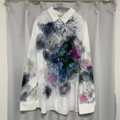 TAAKK 日本製 シルク100% 花柄 オープンカラー シャツ 3 - メルカリ
