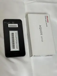 docomo AQUOS sense SH-01K ブラック ANR011 - メルカリ