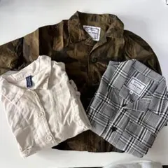 シャツ　3点　まとめ売り　グローバルワーク　韓国子供服