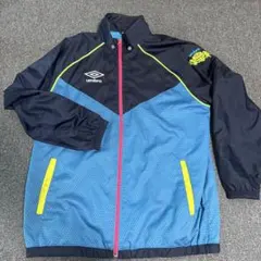 umbro ジップアップジャケット 水色 紺 160