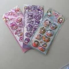 ウォーターシール　キャラクターシール 3セット　自由組み合わせ相談可能