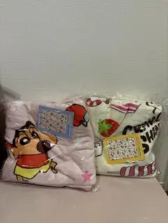 クレヨンしんちゃん フランネルブランケット 2点セット