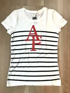 Abercrombie & Fitch アバクロ　ロゴボーダーTシャツ