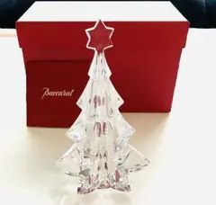 【新品・未使用】Baccarat ノエル クリスマスツリーアイ クリア 最終お値下げ！バカラ ノエル クリスマスツリー アイ クリア