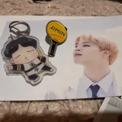 BTS 防弾少年団 방탄소년단 JIMIN ジミン キーホルダーバッジ カード