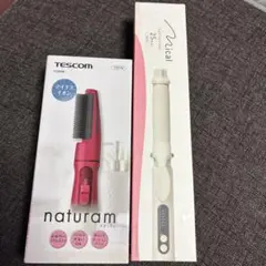 未使用品 TESCOM マイナスイオンカールドライヤー ヘアアイロン25mm