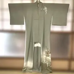 着物　訪問着　長着　和装　和服　正絹100% 着物リメイク　着物ドレス