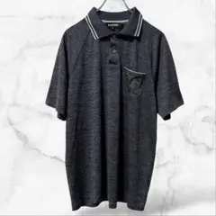 【プレイボーイ】半袖ポロシャツ メンズ(L)刺繍ロゴ スポーティー 春夏秋 上