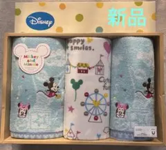 【新品】Disney ミッキーとミニー タオル3枚セット　⭐︎箱無し発送⭐︎