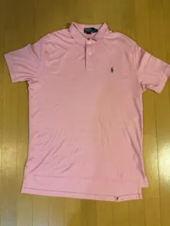 Polo by Ralph Lauren ピンクポロシャツ Lサイズ