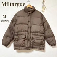 【Miltargue 】ジャケット　コート　ダウン　カジュアル　M メンズ　茶