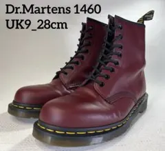 UK9_28cm Dr.Martens 1460 8ホールブーツ チェリーレッド