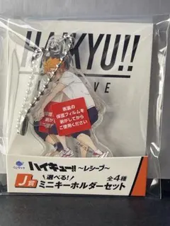 くじラック ハイキュー レシーブ J賞 ミニキーホルダーセット日向翔陽 影山飛雄