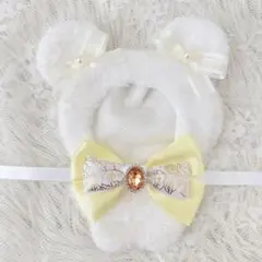 ぬい服 着ぐるみ ちびぐるみ 11cm くま 黄色 イエロー