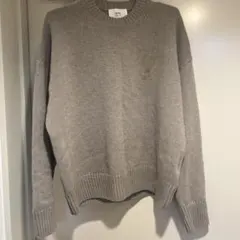 AMI PARIS ニットセーター　ブラウン男女兼用