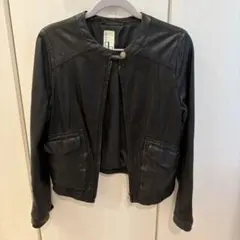 ブラックレザージャケット　ルカ/レディラックルカ
