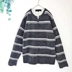 【COMMONAGE 】ストライプニットセーター 　M