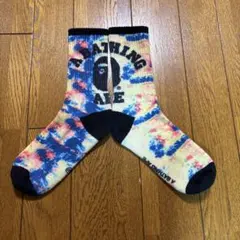 BAPE College Tie Dye Socks サイズS/マスクケースのサムネイル