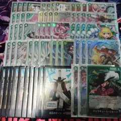 ワンピースカード　緑ミホーク　デッキ